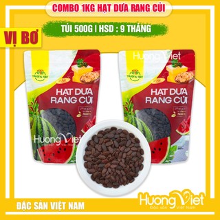  1KG Hạt dưa rang mộc hạt dưa VỊ BƠ 1KG = 2 TÚI 500G 