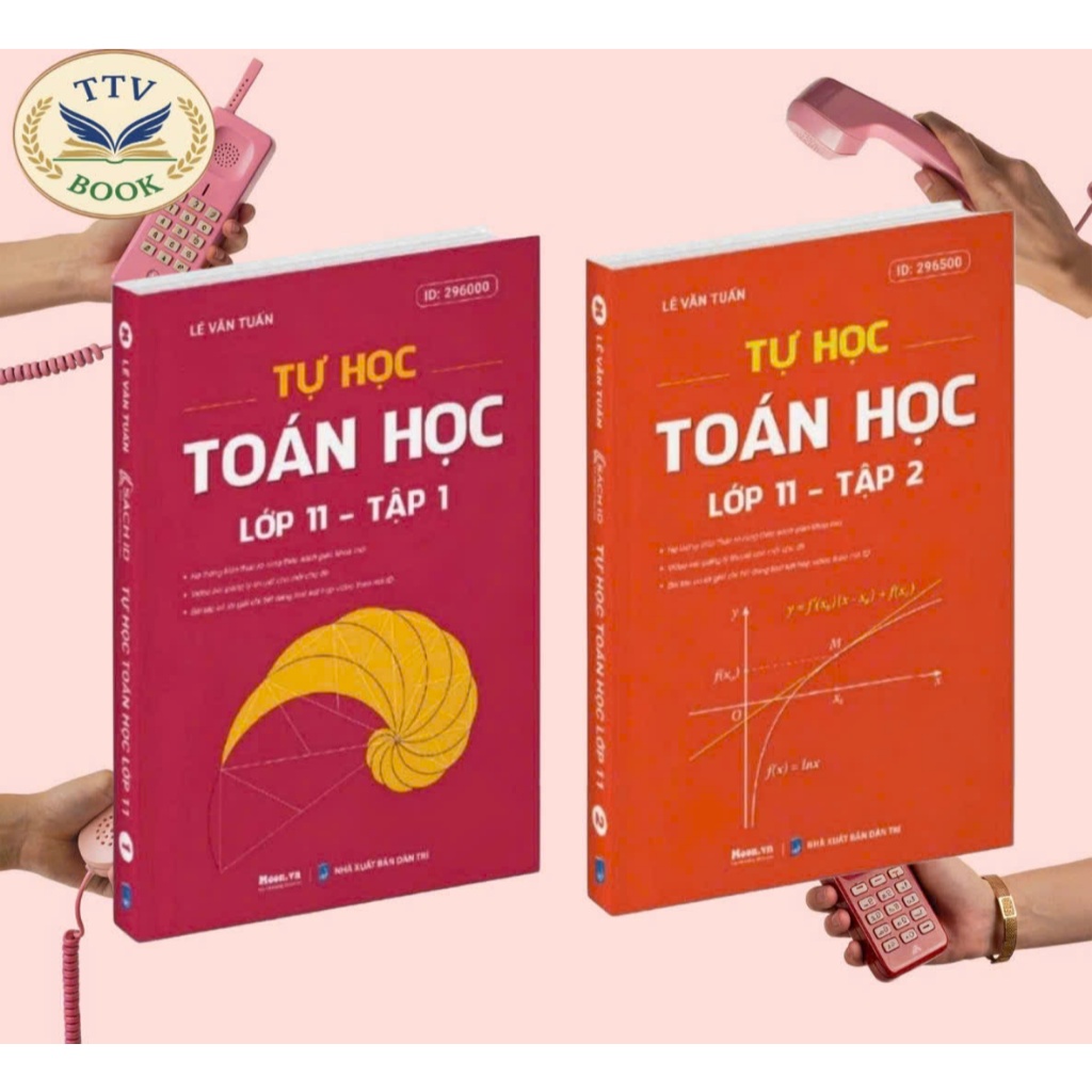 Sách ID _ Combo 2 tự học toán lớp 11 dành cho 2k7 chương trình sgk mới