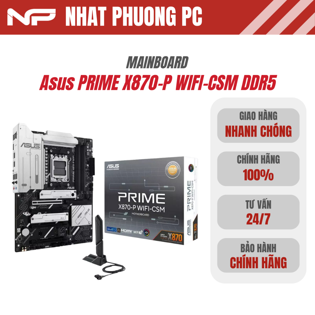 Mainboard Asus PRIME X870-P WIFI-CSM DDR5
