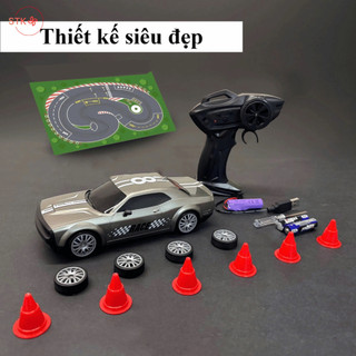  Xe điều khiển từ xa drift STK FQD-15 đèn led trước sau đèn gầm xanh lá dẫn động 4 bánh sạc pin 
