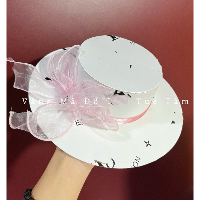 Mũ Bé Gái vàng mã ( hàng cao cấp) , Mũ Bé Gái đồ cúng bằng giấy