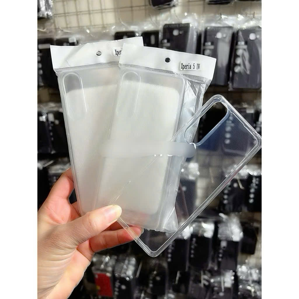 Ốp lưng dẻo TPU trong suốt cho Sony Xperia 1 IV, 5 IV (1 mark 4) 5 mark 4
