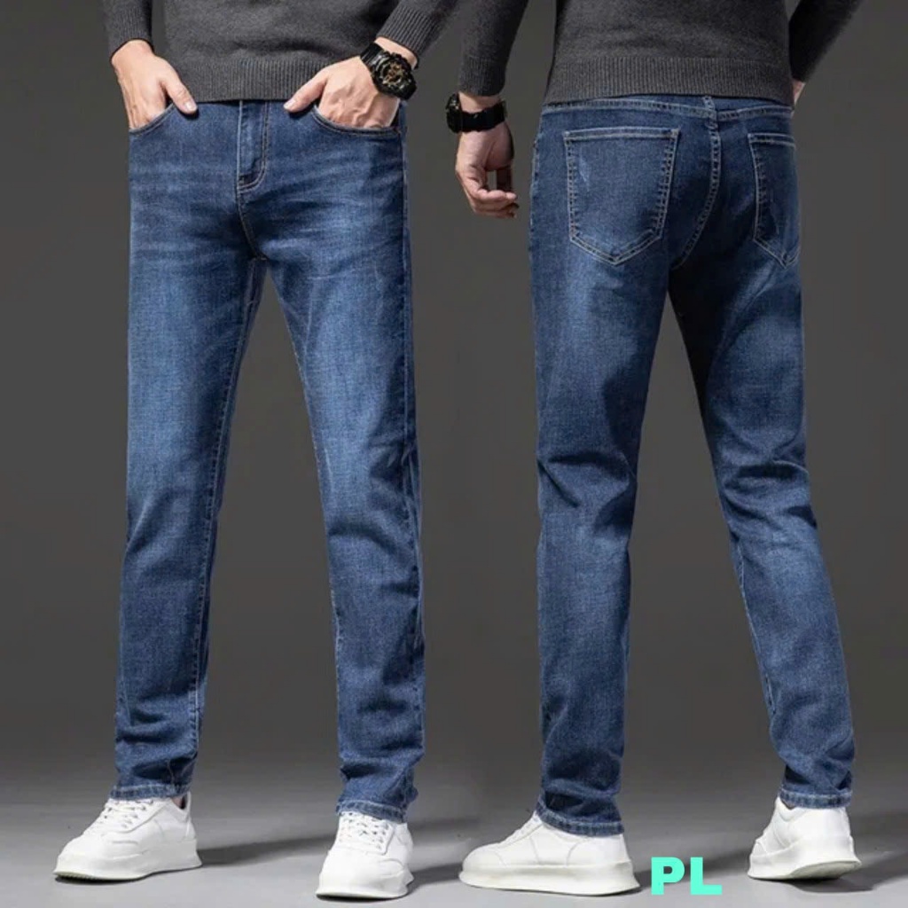 Quần Jean Nam Ống Đứng Quần Bò Nam Ống Suông Cotton Mền Mịn Vải Dày Dặn Form Chuẩn