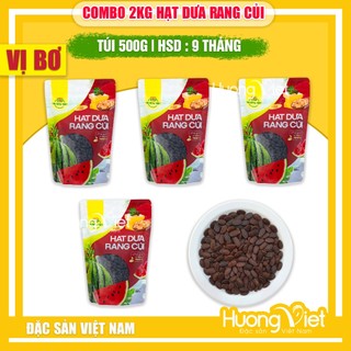  2KG Hạt dưa rang mộc hạt dưa VỊ BƠ 2KG = 4 TÚI 500G 