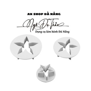 Bộ 3 khuôn nhựa cutter NỤ HỒNG ( DANANGBAKINGTOOL 2601.002 )