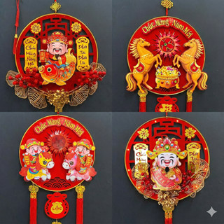  Ông Thần Tài Lắc Đầu Ông thần tài gật đầu Trang Trí Tết Size to 38cm  Tặng móc treo + Pin  