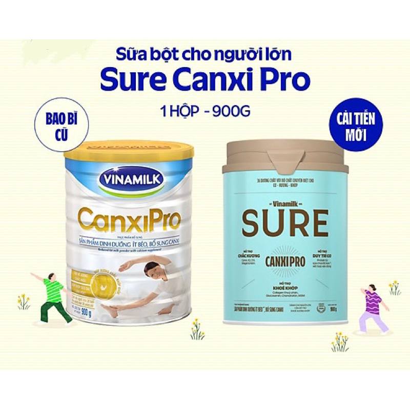 Sữa bột CanxiPro 900g (bao bì mới)