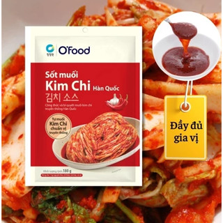  Combo 2 gói sốt muối kim chi ofood 180g   tự làm kim chi chuẩn vị hàn quốc  