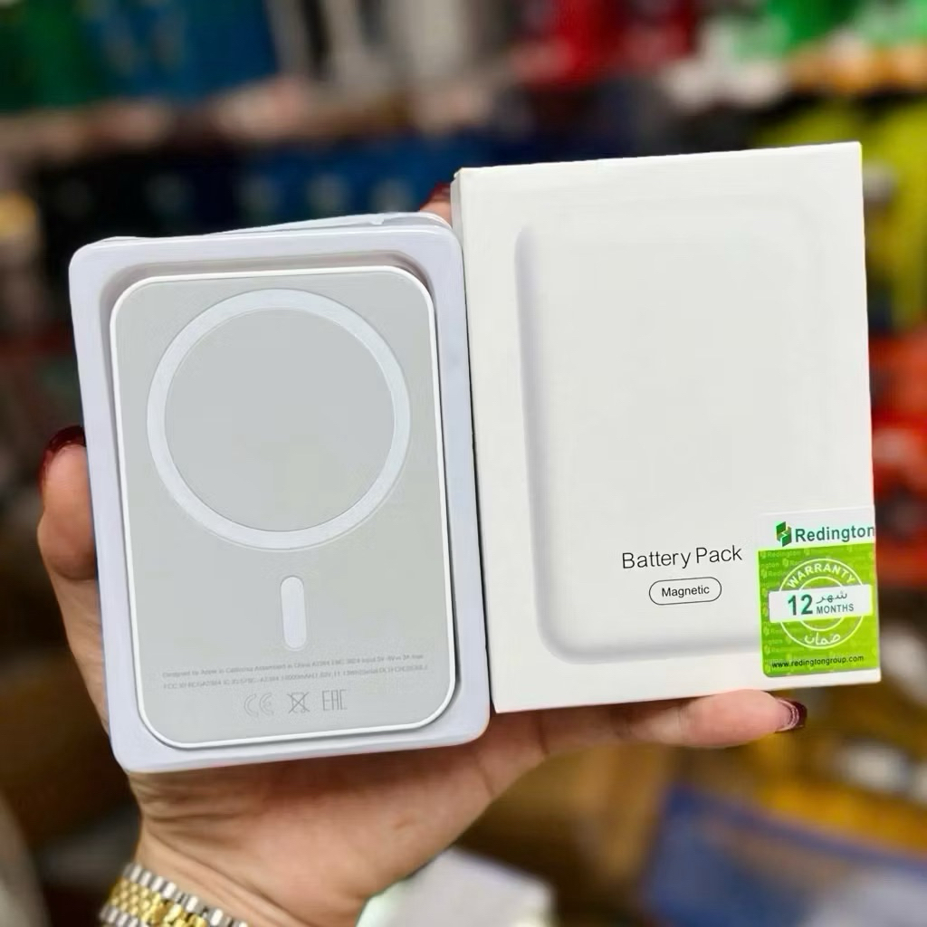 (giá sỉ) Sạc Dự Phòng Không Dây 5000mAh ​Mini Có Nam Châm Tự Động Cho iP new