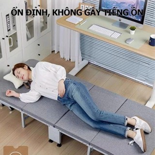  GIƯỜNG GẤP GỌN VĂN PHÒNG. xếp gọn có thể gấp thành ghế rất tiện lợi cho dân văn phòng ngủ trưa 