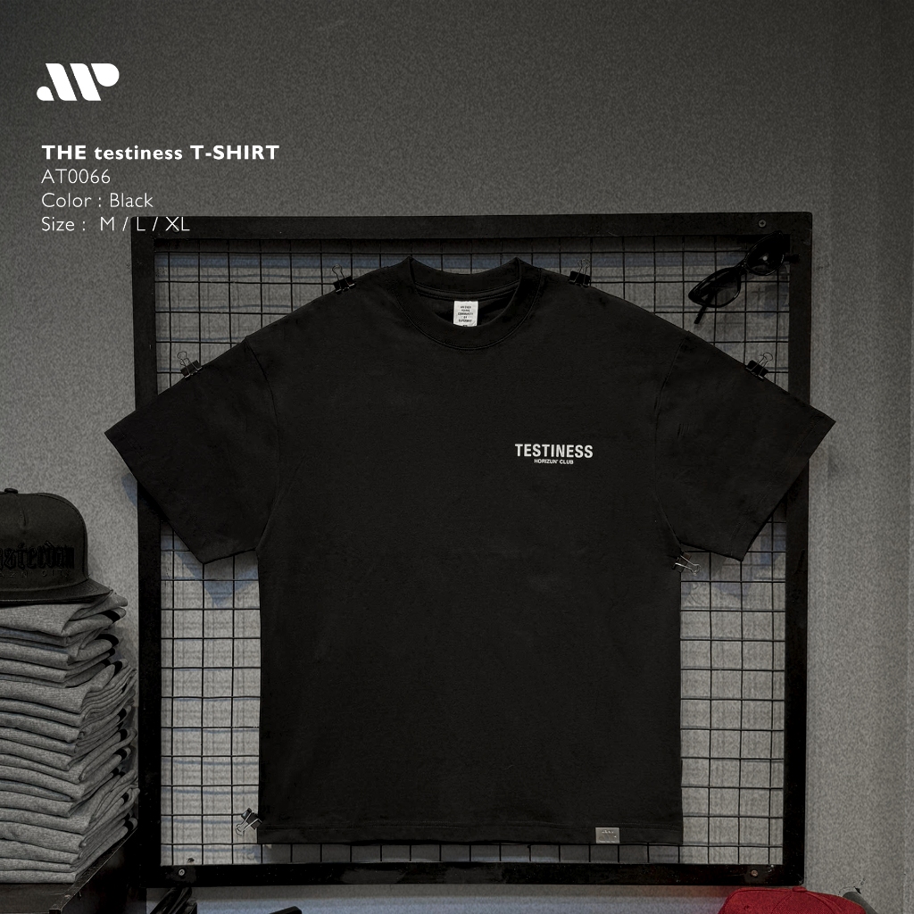 Áo thun cổ tròn Oversize The tetiness 98% Cotton 360GSM - AT0066 | APEXSTUDIO