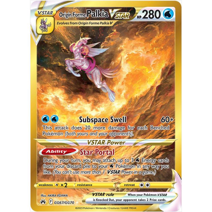 [Thẻ bài Pokemon TCG] Origin Forme Palkia VSTAR - GG67/GG70 - Gold Secret
