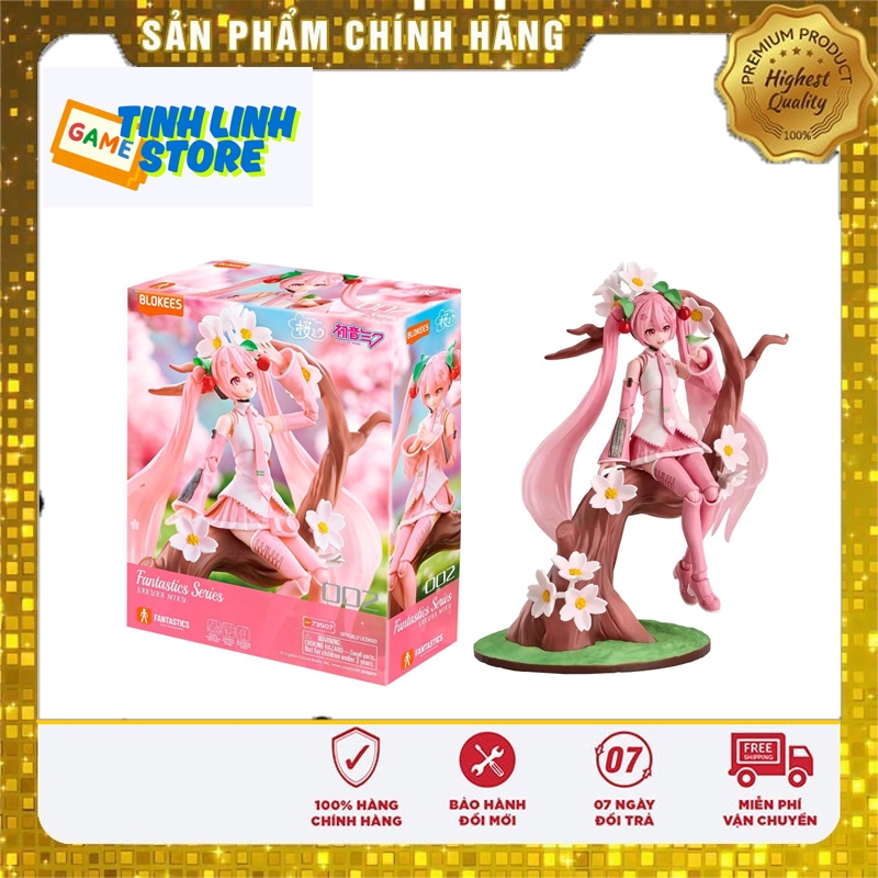 Mô hình Figure Hatsune Miku - Fantastics - Sakura Miku - Blokees - EK02