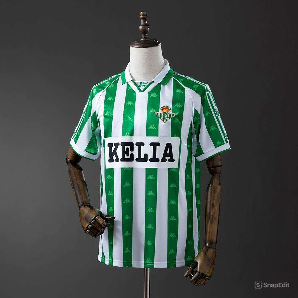 Áo Bóng Đá Real Betis 1996/97 - Sân Nhà bản cao cấp vải Cotton Polyester