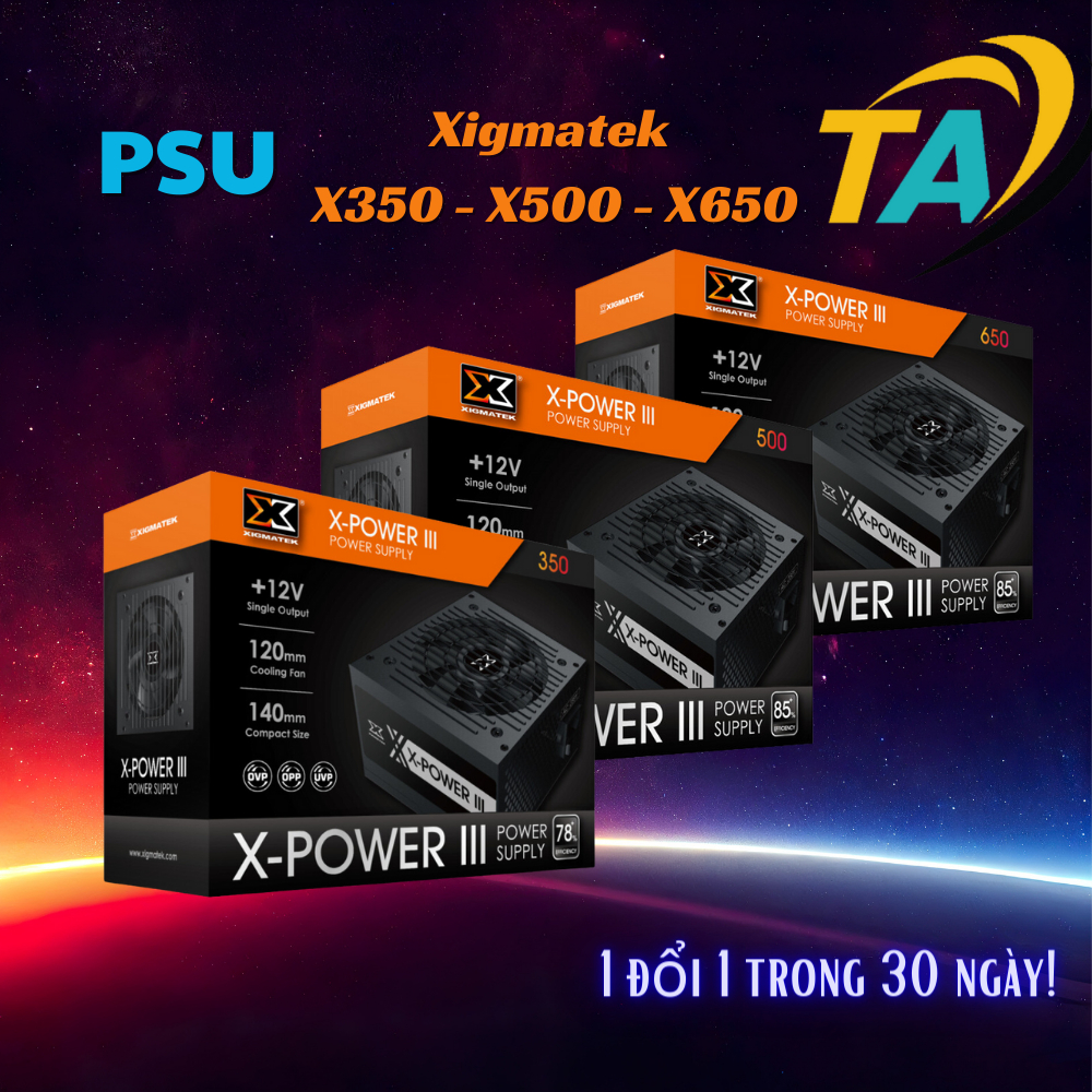 Bộ nguồn Xigmatek X-Power III 650 350 500