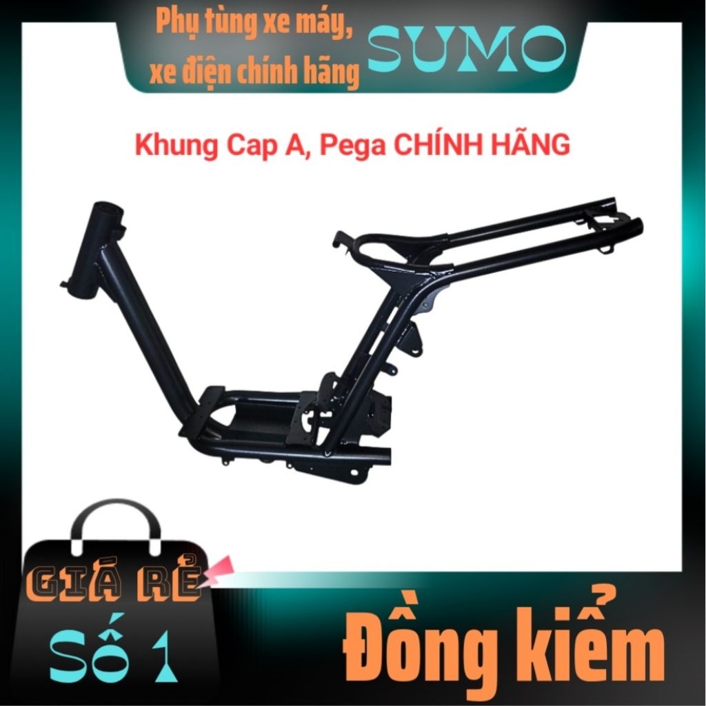 Khung Cap A, Pega, Ninja... zin, sườn Cap A, Pega, Ninja... sơn tích điện