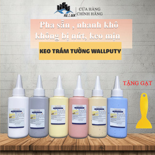  Keo trám tường WALL PUTTY tuýp 150g nhiều màu keo vá tường đa năng loại tuýp nhỏ gọn tiện lợi 