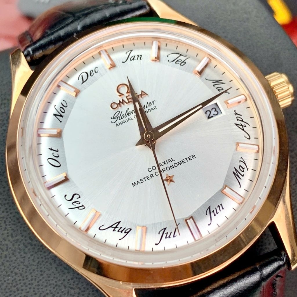 Đồng Hồ Nam 0MEGA Globemaster annual calendar -  40mm Mời ae chốt, BH 24 Tháng