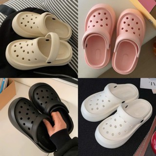 Dép nhựa đế dày unisex, dép đi trong nhà – đi mưa, đế cao nhẹ, thoáng khí ( 255 )