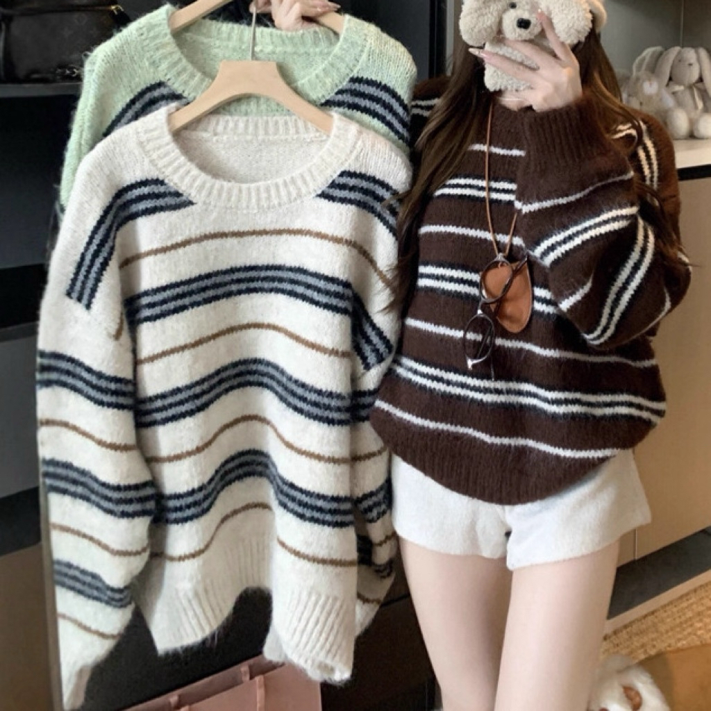 Áo Len Sọc Hàn Quốc – Comfy Sweater