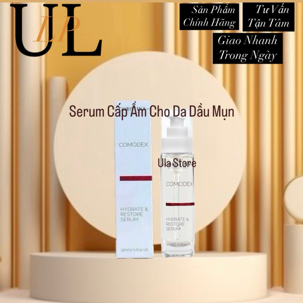 Tinh Chất Dưỡng Cấp Ẩm Cho Da Mụn Christinaa COMODEX Hydrate & Restore Serum