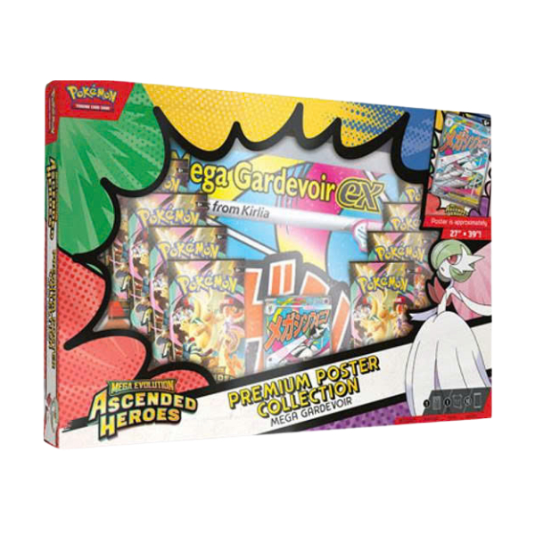 Pokémon TCG: Mega Evolution—Ascended Heroes Premium Poster Collection—Mega Gardevoir