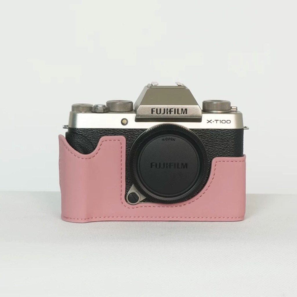 Ốp máy ảnh XT100 / XT200 màu hồng , phụ kiện máy ảnh dễ thương