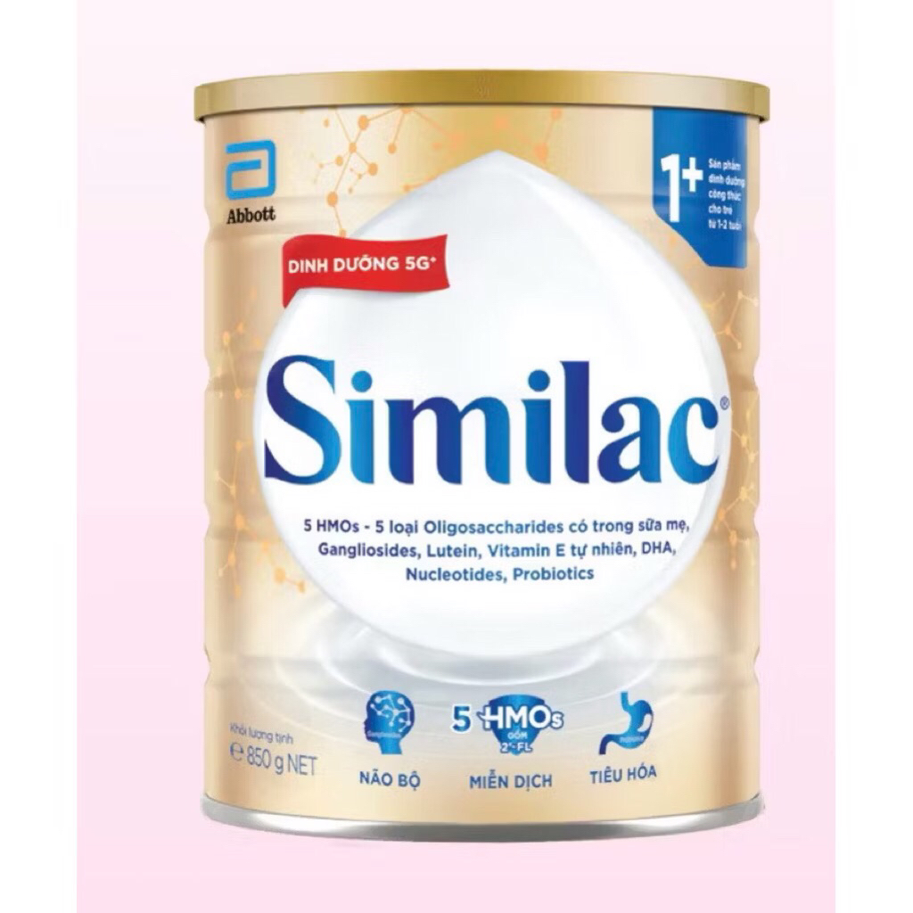 Sữa Bột SIMILAC 1+ 850g & 1,6kg(1-2 Tuổi)