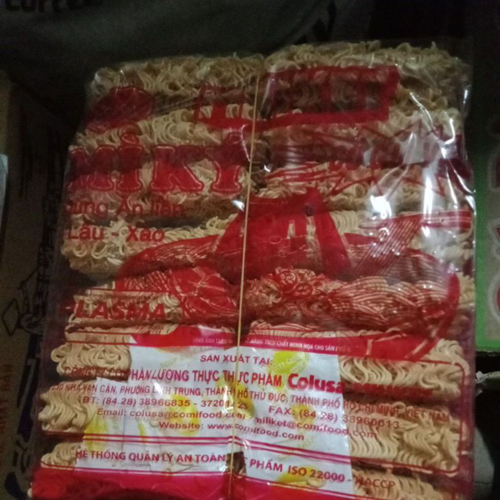 mì ký miliket gói 1 kg có gia vị