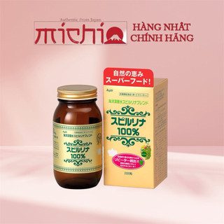  Tảo Xoắn Spirulina Deep Ocean water Spirulina Blend 2200 tab Nhật Bản Hộp 2200 Viên 