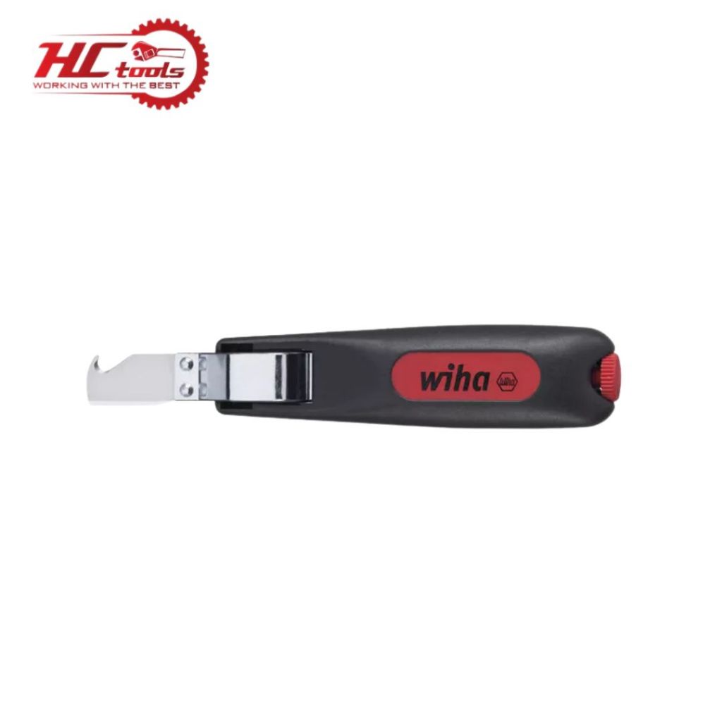 Dao Wiha 44618 rọc vỏ cáp kèm tuốt dây chuyên dụng - HCTools
