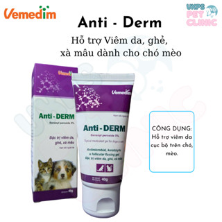 Thuốc Bôi Viêm Da, Ghẻ, Xà Mâu Cho Chó, Mèo Vemedim Anti Derm