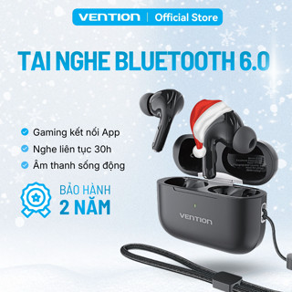  Tai Nghe Bluetooth 6.0 Vention E11 Plus Chống Ồn ENC Không Độ Trễ Kết Nối App ,Phù Hợp Gaming 