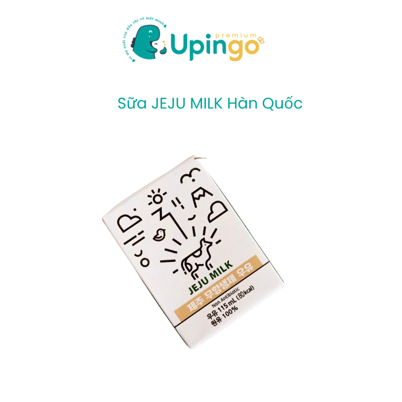 Sữa tươi sạch JEJU MILK Hàn Quốc – Thùng 24 hộp | Không kháng sinh, thơm ngon