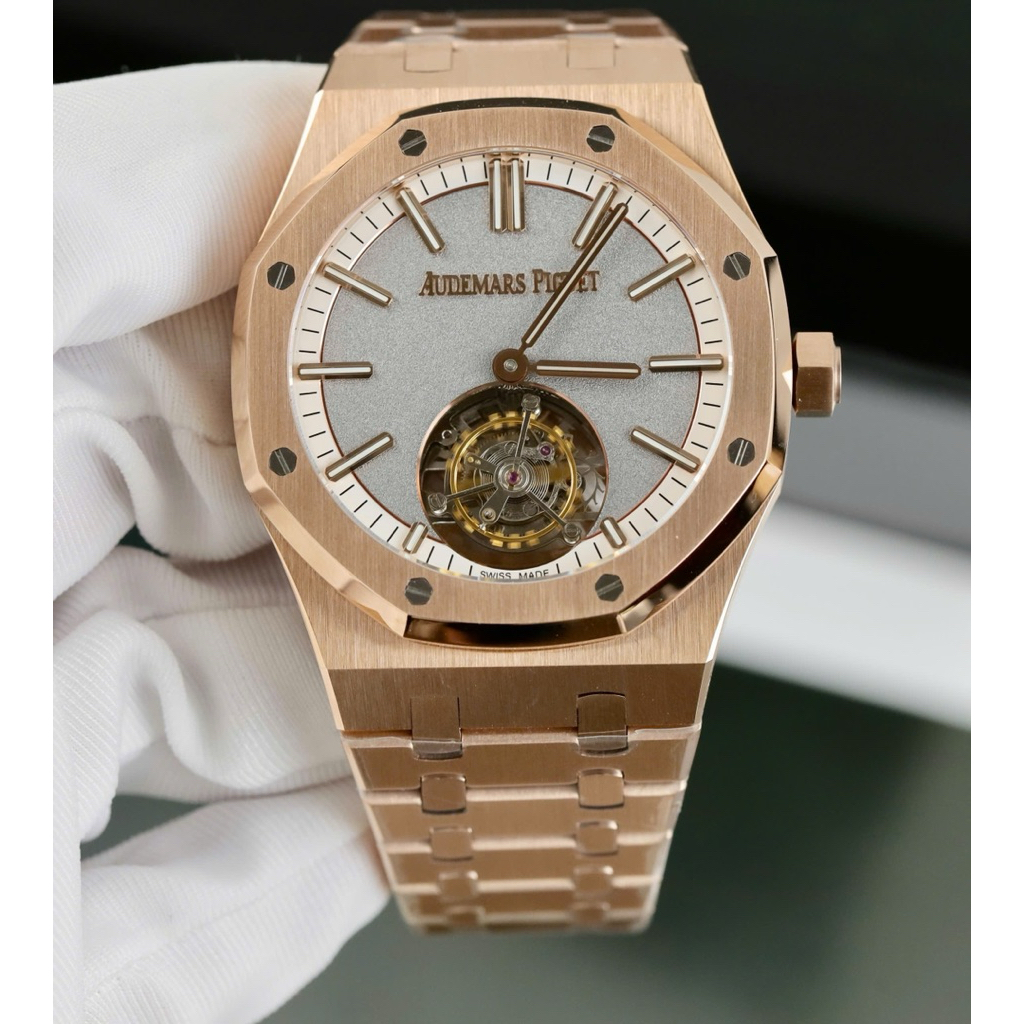 Audemars Piguet Royal Oak Self Winding Flying Tourbillon 41mm 267300 Bộ máy: Cơ tự động – Tourbillon