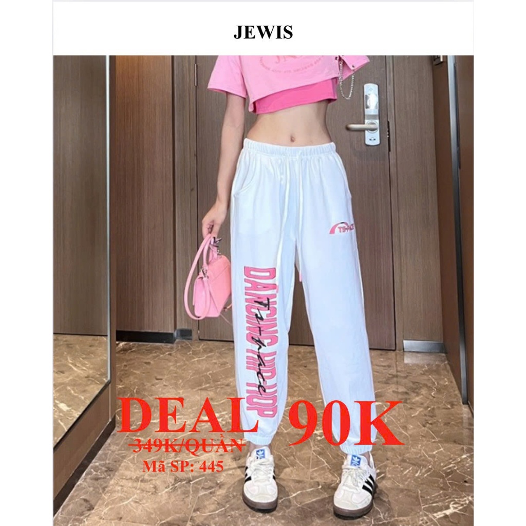 Quần Jogger Jewis Da Cá Cao Cấp Phong Cách Thể Thao Cá Tính - J445