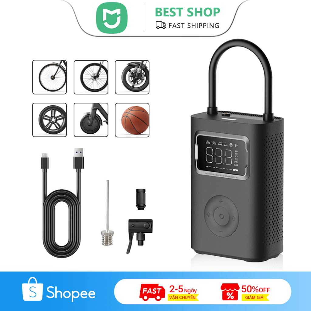 Mijia Máy bơm hơi lốp 2 Pro