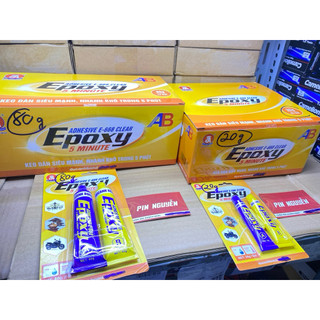 Keo Đa Năng AB - 4 Phút ( X'traseal ) SIÊU BỀN SIÊU DÍNH SIÊU CỨNG Steel Epoxy CHÍNH HÃNG