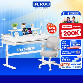   Quà + Voucher 200K  Bộ Bàn Học Hiện Đại DERGO iSmart H120 - Neo1 Chống Gù Chống Cận 