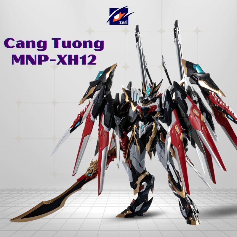 Mô hình lắp ráp MNP-XH12 Gan Jiang - Cang Tương Motor Nuclear Khung Xương Kim Loại Tặng Kèm Base