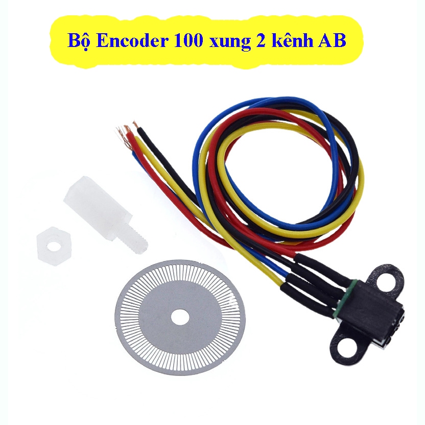 Cảm Biến Hồng Ngoại Encoder 100 Xung 2 Kênh AB (Encoder 100 PPR 2 Phase)