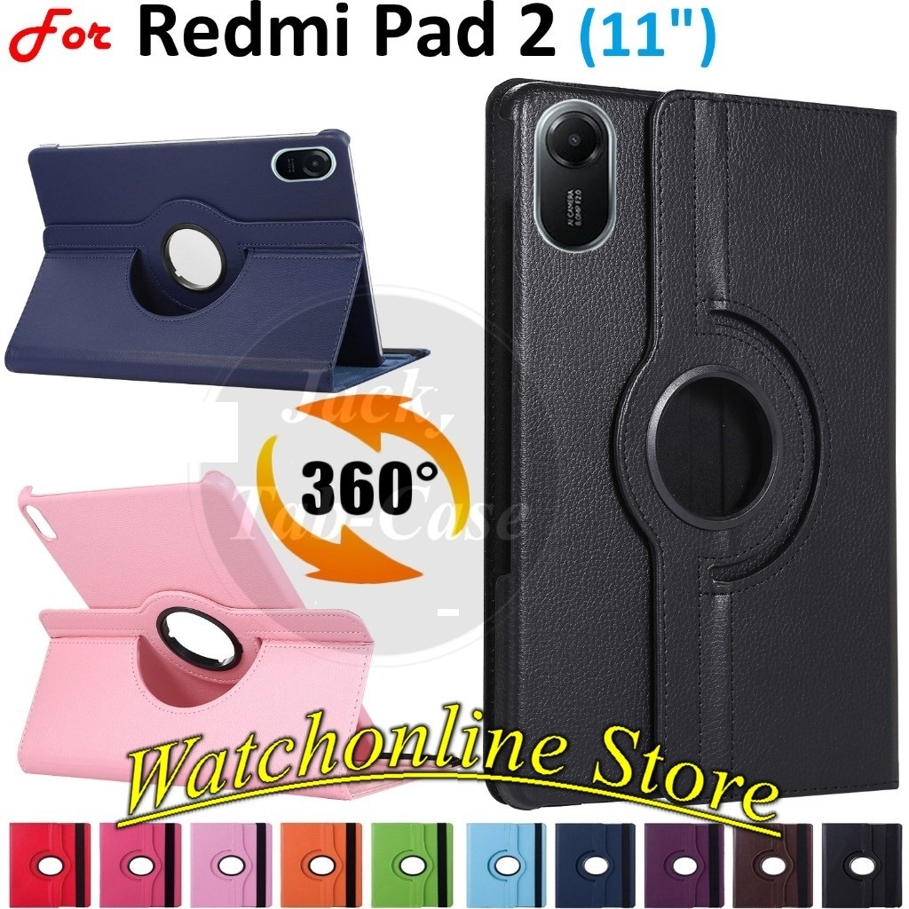 Bao da xoay thông minh cho Redmi Pad 2 4G máy tính bảng cho Redmi Pad2 11 '' 2025