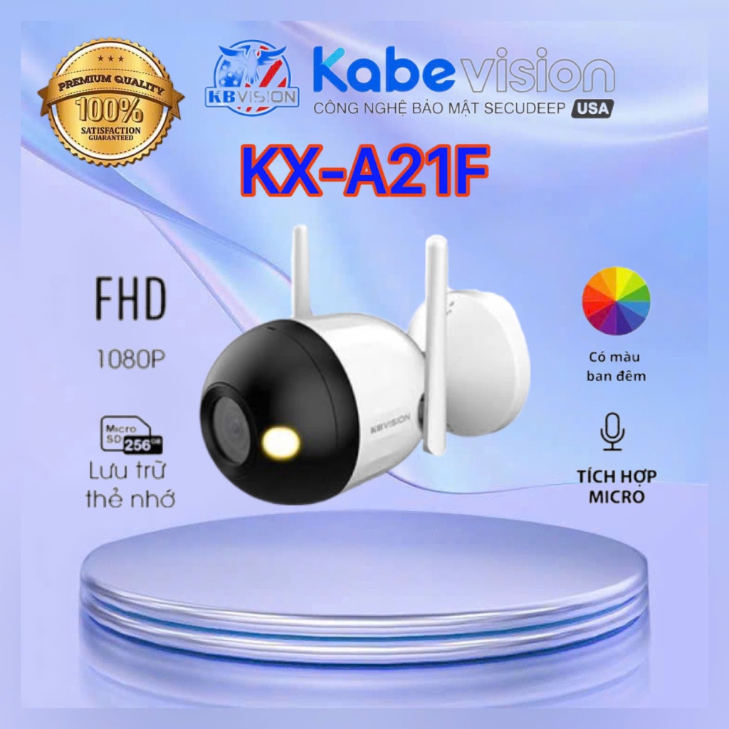 Camera Wifi Full Color 2MP KBVISION KX-A21F
