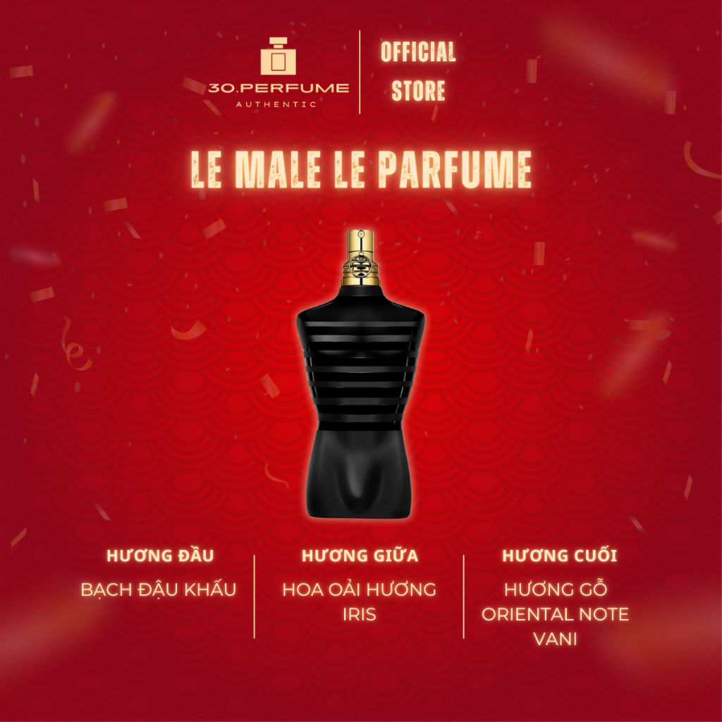 [30.PERFUME] Nước Hoa Nam Le Male Le Parfume 10/20ml