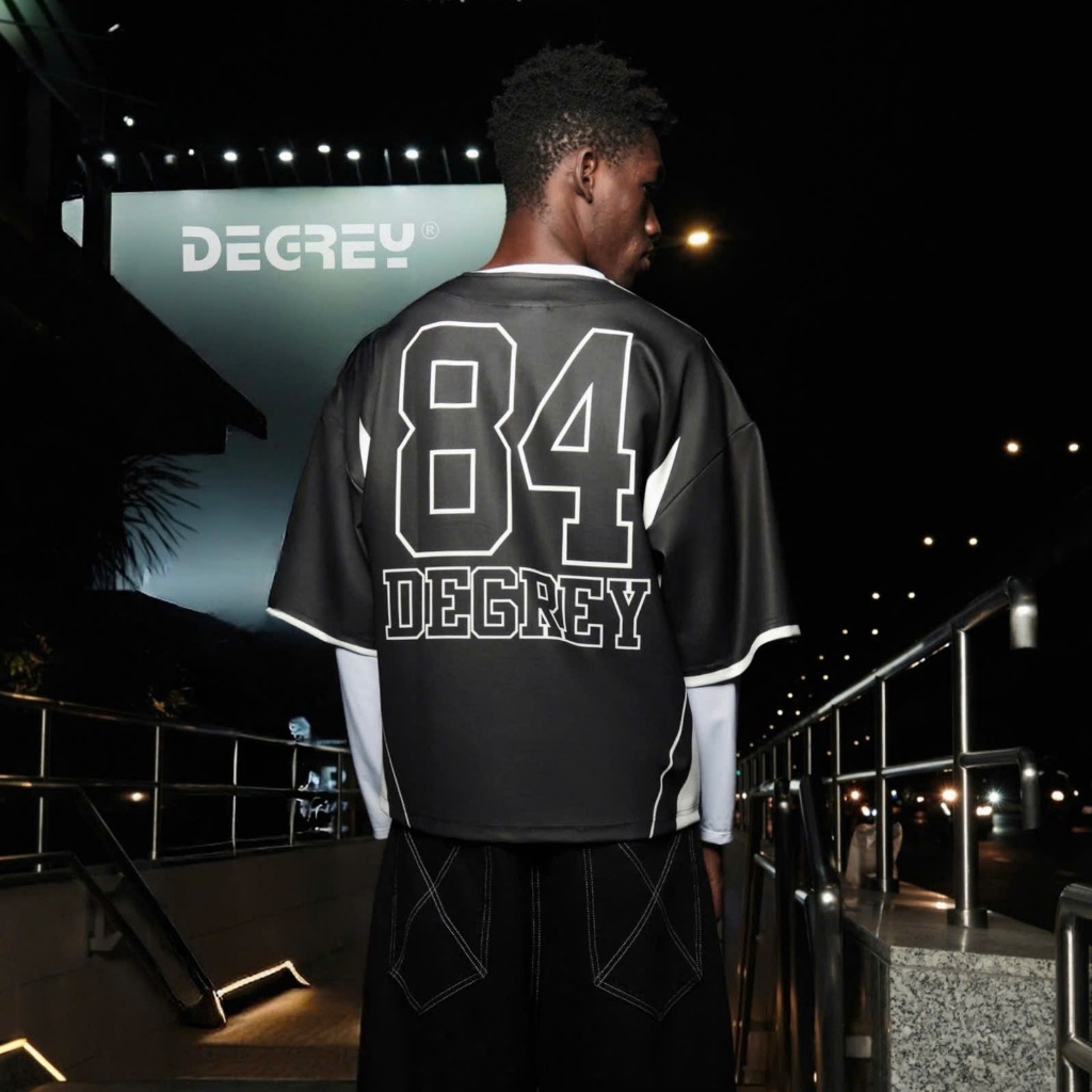 Áo Khoác MÀU ĐEN Degrey Jersey Baseball Athlete - BASEATHDEN