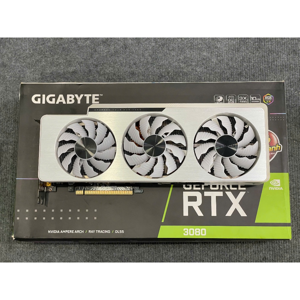 Card Màn Hình RTX 3080 Gigabyte Vision 10G OC GDDR6