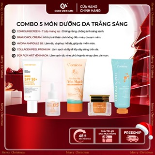  Combo Sửa Rửa Mặt Yến Mạch Peel Collagen 4K Serum B5HA Kem Face KCN Hồng Sâm 