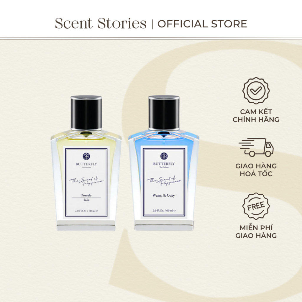 Butterfly nhiều bản - Nồng độ tinh dầu cao - Bám toả tốt - Nam nữ tuỳ bản chi tiết có trên ảnh - Sce