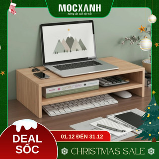  Kệ Máy Tính Gỗ MDF phủ Melamin Ván Dày 17mm – Chắc Chắn Gọn gàng Tiện Lợi  - Thương hiệu MOCXANH 