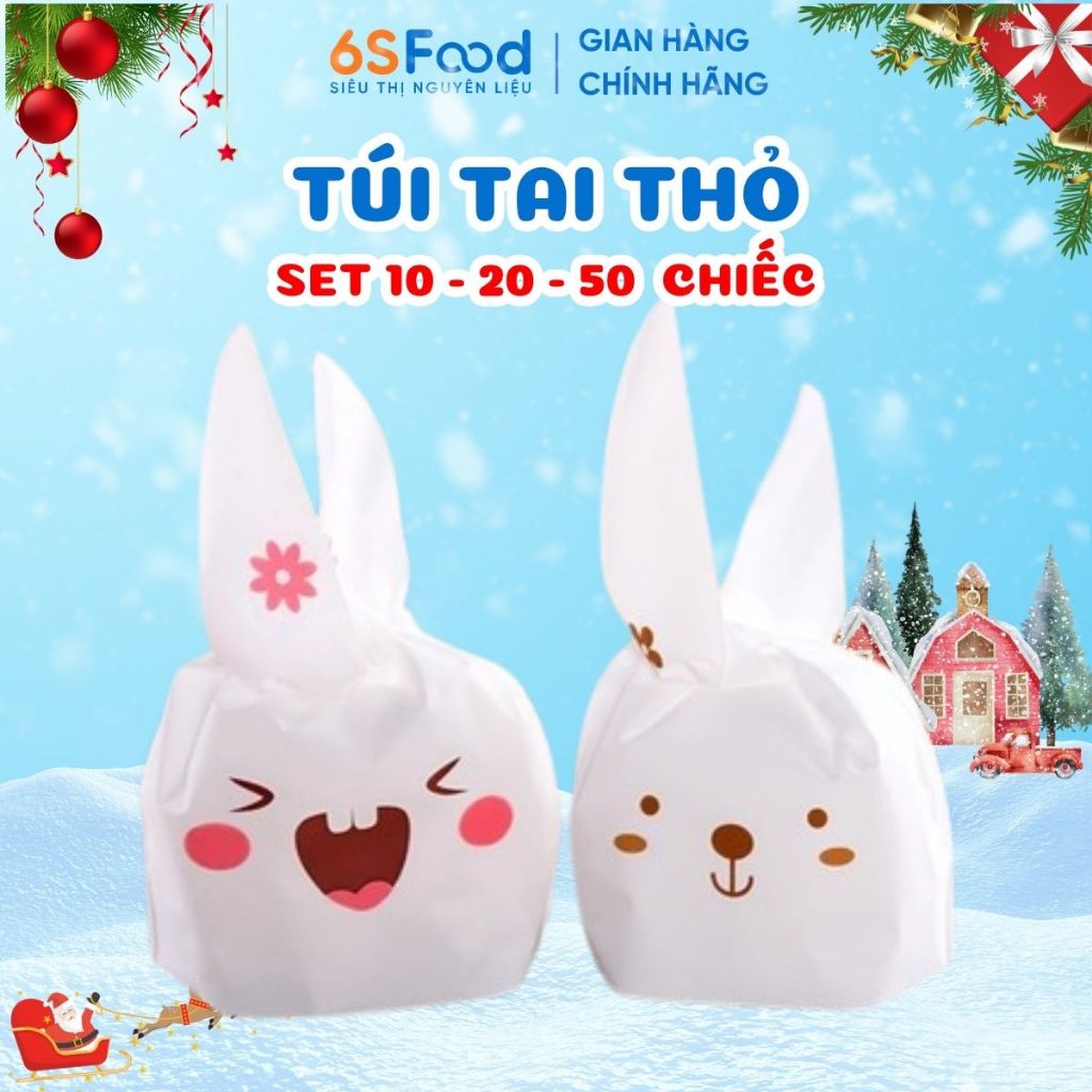 Túi Tai Thỏ đáng yêu dùng để đựng quà tặng bánh kẹo,... - 6SFOOD
